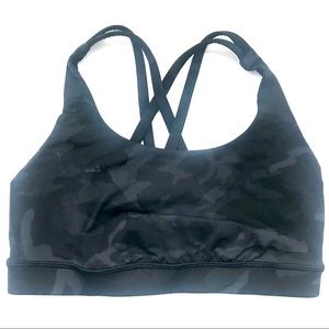 Lululemon camo sports bra